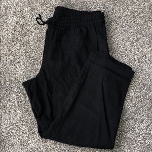 Old navy linen crop pants